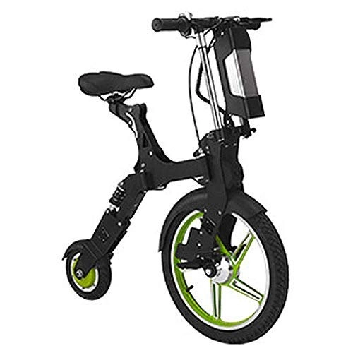 Bici elettriches : YLJYJ Electric Bike, Portable Folding Travel Battery Car Adult Mini Folding Electric Car Bike Ultra Light Folding City Bicyclemax Speed 25Km / H(Exercise Bikes)