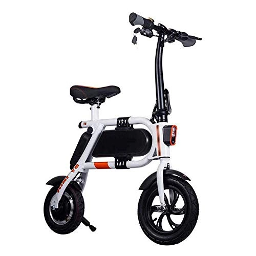 Bici elettriches : YLJYJ Folding Electric Bike, Mini Electric Bicycle Adult Two-Wheel Mini Pedal Electric Car with LED Lighting Lithium Battery Bike Outdoors ADV(Exercise Bikes)