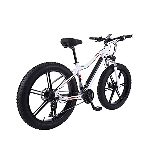 Bici elettriches : YLKCU Bici elettriche, Bici elettriche da 26 Pollici per Adulti Mountain Bike con Motore da 350 W, Batteria Rimovibile da 36 V / 10 Ah, Cambio a 27 velocità, Freni a Disco Doppi