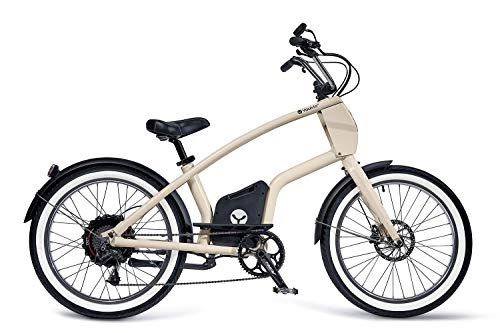 Bici elettriches : YouMo One C City-Rider - Bicicletta elettrica, Unisex - Adulto, Bicicletta elettrica., 87003000, bianco crema, M