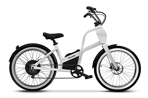 Bici elettriches : YouMo One City C - Bicicletta elettrica, colore: bianco crema