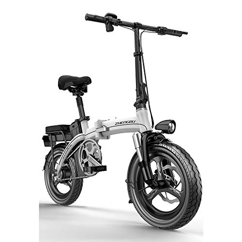 Bici elettriches : YPYJ Pieghevole Ultraleggero Batteria Portatile Litio Piccola Batteria Bicicletta Elettrica per Aiutare Mini Viaggio
