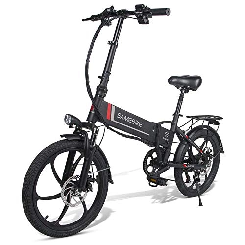 Bici elettriches : YSHUAI Bicicletta Elettrica Pieghevole da 20 Pollici, Bici Elettrica, Bicicletta Pieghevole Elettrica, Bike Elettrico con Batteria al Litio da 350 W 48 V 10 Ah E Bike per Adulti Uomini Donne