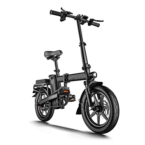 Bici elettriches : YUN&BO Bicicletta Elettrica, Folding Mountain Bike Bici Elettrica con 250W Motore E Batteria al Litio, Pedale Assist, Ideale-in Costruito per Adulti Uomini Donne Commute