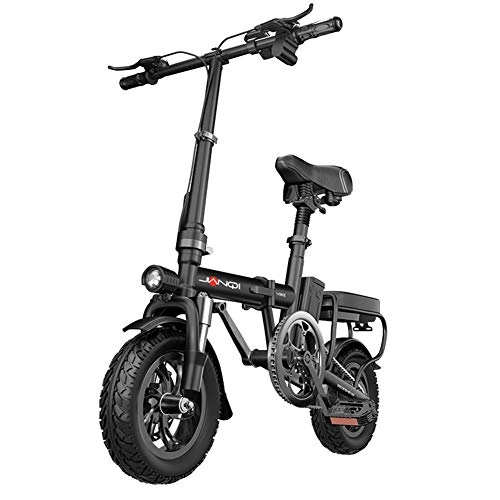 Bici elettriches : Yyni Bicicletta elettrica Ebike, Bicicletta elettrica Pieghevole per Adulto, Bicicletta elettrica Pieghevole con Ruote da Bici da 400W