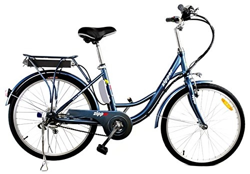 Bici elettriches : Z3City bicicletta elettrica 61cmsteely-sports blu