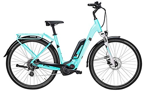 Bici elettriches : ZEG Pegasus Solero E8 Sport CX Pedelec - Bicicletta elettrica da Donna, 28", Motore Centrale Bosch Performance Line CX, Batteria da 500 Wh, Colore: Blu, Blu / Turchese, 50 Centimetri