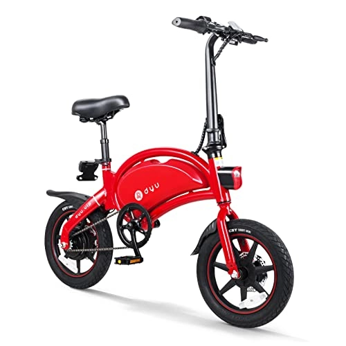 Bici elettriches : ZIEM E-Bike del Ciclomotore della Bicicletta Elettrica di Assistenza alla Potenza Pieghevole da 14 Pollici Gamma Massima di 65-70 Km