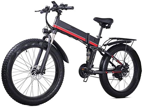 Bici elettriches : ZJZ 26 in Biciclette elettriche Pieghevoli 1000 W 48 V / 12, 8 Ah Mountain Bike, fari per motoslitta Display a LED Ciclismo all'aperto Viaggi Allenamento