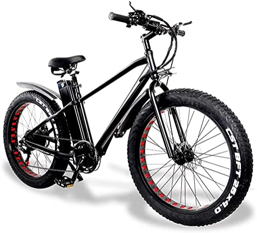 Bici elettriches : ZJZ 26 Pollici Mountain Bike 48V500w Bicicletta elettrica Telaio in Lega di Alluminio 21 velocità Pieghevole 15AH 20A Batteria al Litio 150Kg Bici da Città velocità Massima 25 Km / H Freno a Disco