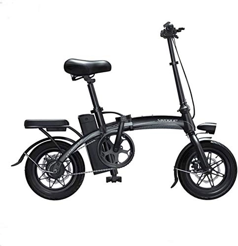 Bici elettriches : ZJZ Biciclette elettriche veloci per Adulti Batteria agli ioni di Litio Portatile e Facile da riporre e Motore Silenzioso con acceleratore a Pollice con Display LCD della velocità