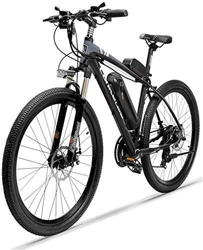 Bici elettriches : ZJZ Biciclette, Mountain Bike elettrica per Adulti, Bicicletta elettrica da 26 '' 250W 36V 10Ah Batteria agli ioni di Litio Rimovibile di Grande capacità a 21 velocità con Sedile Posteriore