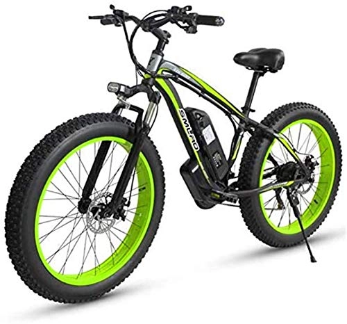 Bici elettriches : ZJZ Mountain Bike elettrica a 27 velocità con Telaio in Lega, Bicicletta elettrica da 26 Pollici ad Alta velocità per allenamenti di Viaggio in Bicicletta all'aperto