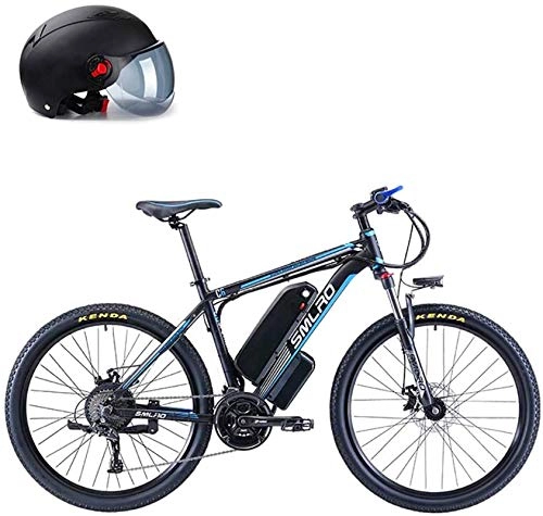 Bici elettriches : ZJZ Mountain Bike elettrica Pieghevole da 26 `` con Batteria agli ioni di Litio da 48 V Rimovibile Bici elettrica da 500 W per Bici elettrica E-Bike a 27 velocità e Tre modalità di Lavoro