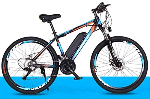 Bici elettriches : ZJZ Mountain Bike per Adulti, Bici elettrica in Lega di magnesio 250W 36V 10Ah Rimovibile Batteria agli ioni di Litio Bicicletta per Uomo Donna (Colore: Blu)