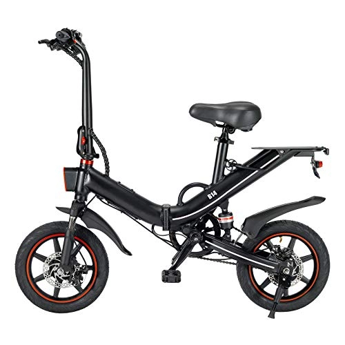 Bici elettriches : ZS ZHISHANG Electric Bicycles for Adults 400W 14 inch Aluminum Electric Scooter Foldable Silent Waterproof Bike with HD Display Folding Electric Bike Max Loading 120kg