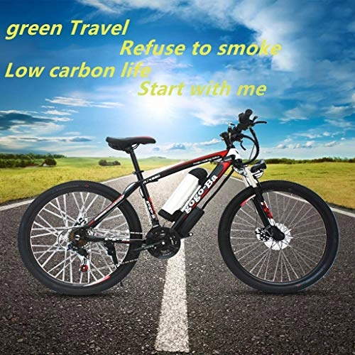 Bici elettriches : ZXF5 Bicicletta Elettrica da 26 Pollici per Bici 250w-48v E-Bike da Neve per Uomo Donna Mountain Pieghevole per E-Bike Pedale Assistenza Batteria al Litio Freni A Disco Idraulici PRO Rider