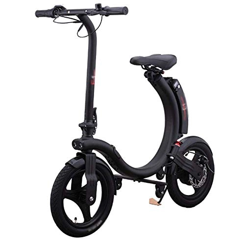 Bici elettriches : ZXL Scooter Elettrico, Bici Elettrica Pieghevole con Illuminazione a Led Velocità Massima 28 Km / H 18 Km Di Distanza Di Corsa per Adolescenti Adulti