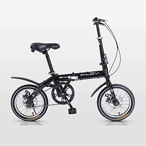 Bici pieghevoli : 14 pollici bicicletta pieghevole bici leggera for bambini bici da strada for adulti bici da città mini bicicletta cuscinetto ad alto carico