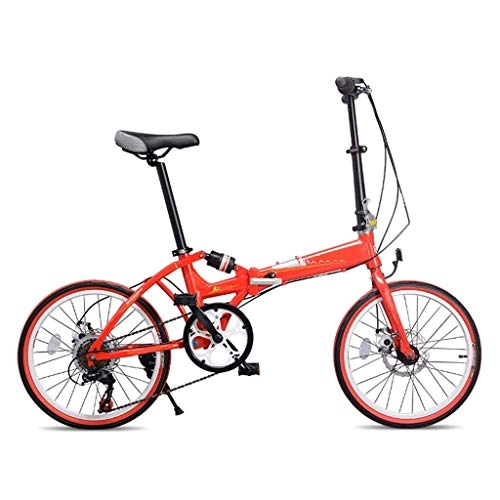 Bici pieghevoli : Aquila Folding Bike, Leggero Telaio in Alluminio, 6-velocità 20" Pieghevole Biciclette Urbano Commuter for Adulti Mens / Womens AQUILA1125