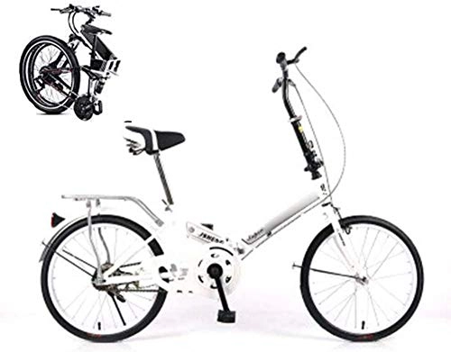 Bici pieghevoli : Bici pieghevole portatile per adulti studente 50 cm bicicletta pieghevole leggera