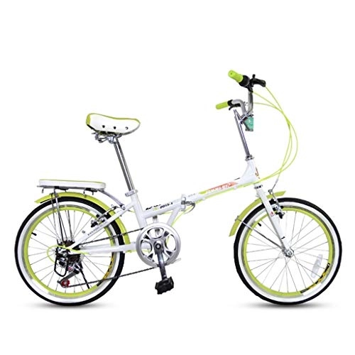 Bici pieghevoli : Bici pieghevoli Bicicletta Pieghevole Uomini E Donne Adulti Mountain Bike Ultra Light Portable Piccolo Biciclette 7 velocità Alta Acciaio al Carbonio di Alta qualità