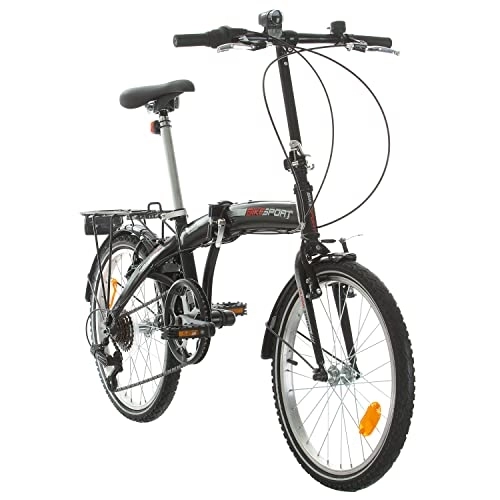 Bici pieghevoli : Bikesport Tour 20 Pollici Pieghevole City Bike Unisex Shimano Nexus 3 Velocita (Bianco Lucido)