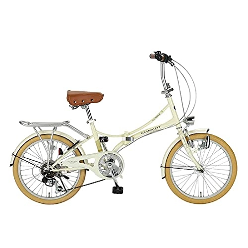 Bici pieghevoli : CCLLA Bicicletta Pieghevole Bicicletta Pieghevole, 20 Pollici a 6 velocità, ripiano Posteriore può trasportare Persone, Altezza del Sedile Regolabile, Bicicletta Portatile per Adolescenti, bicicle