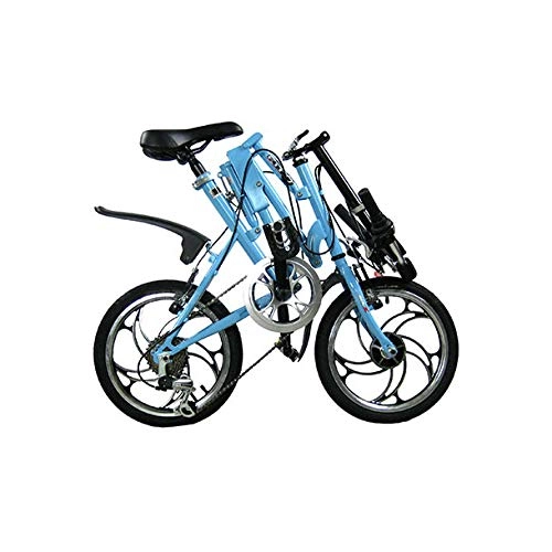 Bici pieghevoli : CEALEONE Pieghevole Serie Biciclette, Grande per City Equitazione e Il pendolarismo, Leggero Telaio in Alluminio, Blu