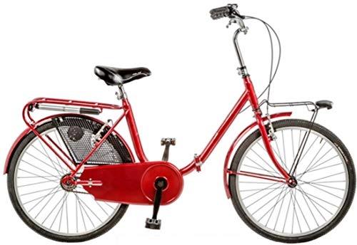 Bici pieghevoli : Cicli Puzone Bici 24" Pieghevole GRAZIELLA Art. GRZ24 (Rosso)