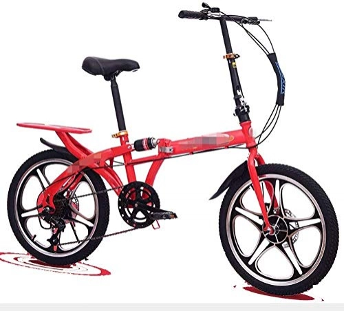 Bici pieghevoli : CXY-JOEL Bicicletta Pieghevole per Bambini Adulti Ultra Leggera in Lega Di Alluminio Mini Bici Portatile a Velocità Variabile Adatta per Viaggiare in Città Selvaggia Biciclette Pieghevoli per Adulti