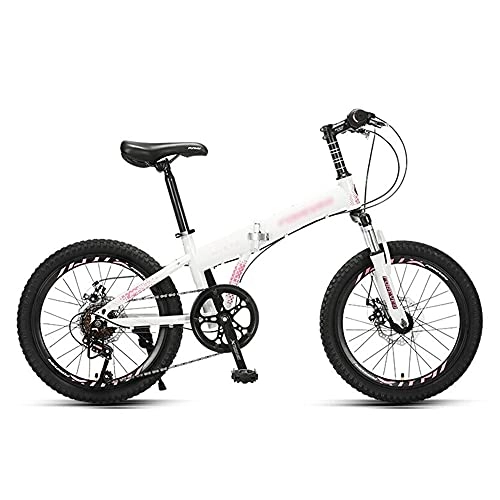Bici pieghevoli : FBDGNG - Bicicletta pieghevole per adulti, leggera, telaio in lega resistente con freno a disco, 50, 8 cm, adatto per 130-170 cm