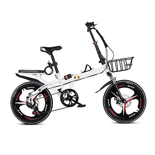 Bici pieghevoli : GGXX Bicicletta Pieghevole A 7 velocità Mini Bicicletta Pieghevole da 16 / 20 Pollici Bicicletta per Pendolari Portatile da Città per Adulti E Uomini