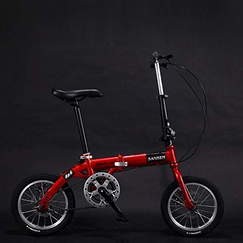 Bici pieghevoli : GuiSoHn - Bicicletta pieghevole ultra leggera per bambini a velocità variabile a doppio freno pieghevole per studenti, GuiSoHn-896158708., Taglia unica