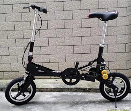 Bici pieghevoli : GuiSoHn Biciclette Pieghevoli Ultra Small Adulti / Bambino Biciclette Pieghevoli Portatile Sospensione Con Ruote Integrate