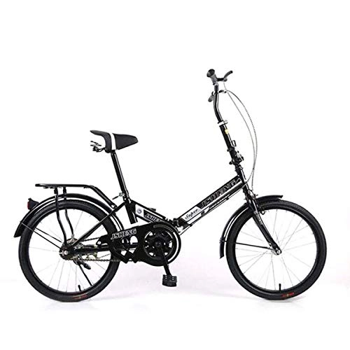 Bici pieghevoli : GXLO velocità variabile Bicicletta Pieghevole Portable Ammortizzatore Bicicletta Pieghevole Bicicletta Light Work Ultra Light Portable Adulti Biciclette, A, Sixspeed
