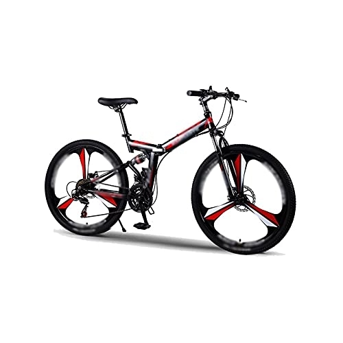 Bici pieghevoli : HESND Zxc Biciclette per adulti Bici da corsa Bicicletta pieghevole Mountain Bike 26 / 24 pollici Acciaio 21 / 24 / 27 Velocità Biciclette Freni a Doppio Disco (Taglia : 24 pollici 21 Speed)