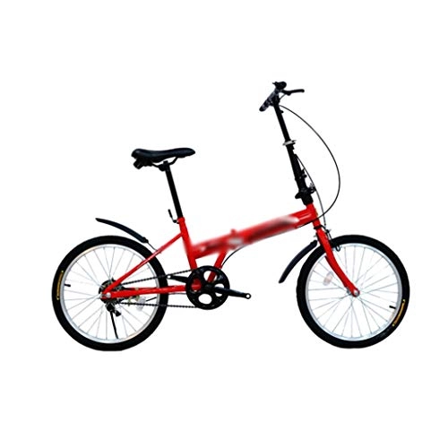 Bici pieghevoli : JHEY A Forma di U in Acciaio Alto tenore di Carbonio Folding Bike Single Speed ​​Bike Frontale GateUltra Luce Portatile Altezza Regolabile