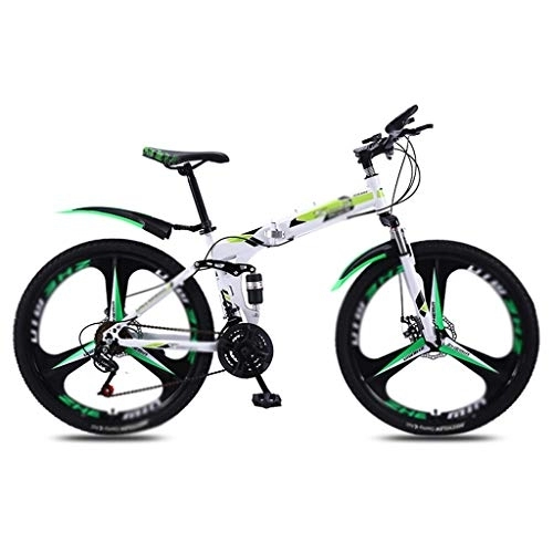 Bici pieghevoli : Jixi velocità variabile Doppio Assorbimento di Scossa delle Donne Folding Mountain Bike da Uomo Bicicletta Ultra Light Portatile Fuori Strada Bicicletta (Color : 30 Speed, Dimensione : 3-24in)
