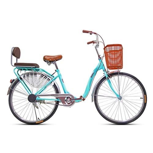 Bici pieghevoli : LILICEN CY Bicicletta Pieghevole Bicycle Unisex 24 Pollici velocità Singola Portable Bicycle Portable City Cycling Bicycle (Colore: Bianco, Dimensioni: 127 * 22 * ​​74 cm)