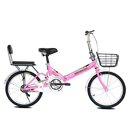 Bici pieghevoli : MFZJ1 Bici Pieghevole, 16" 20" City Bike Pieghevole, Unisex, Anteriore e Posteriore Mudgard, per Adulto Alunno Bicicletta, Facile da Installare