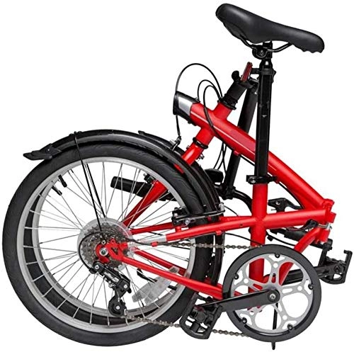 Bici pieghevoli : Mini bicicletta pieghevole 20 in 6 velocità, pieghevole, pieghevole, per il pendolo urbano adulti che vanno alla luce della scuola e trasportabili grazie alla lunga durata.