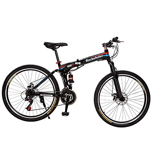 Bici pieghevoli : Mountain bike, bici pieghevoli 24-26 pollici, doppio assorbimento degli urti a velocità variabile maschio e femmina