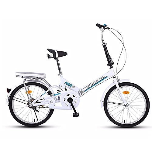 Bici pieghevoli : Mountain Bike pieghevole, Mountain Bike per Donne degli Uomini, 20 pollici a singola velocità, Viaggio all'aperto ultraleggero e portatile, Bicicletta portatile ultraleggera / E / 20inch