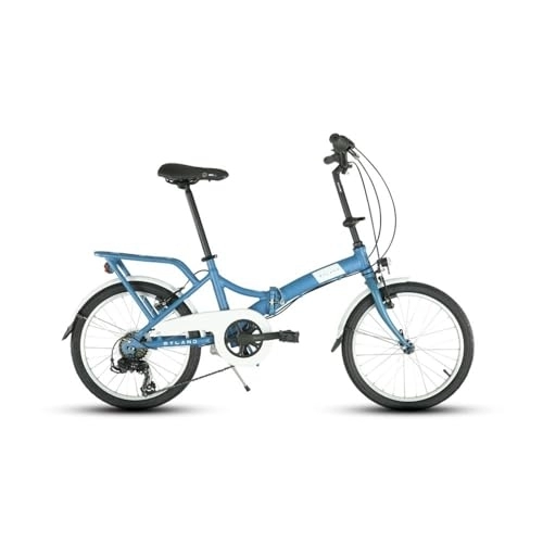 Bici pieghevoli : MYLAND Bici Pieghevole Piega 20.2 Alluminio 20'' 6v Blu (Pieghevoli)