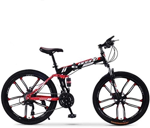 Bici pieghevoli : New Speed Mountain Bike 26" pieghevole (nero)