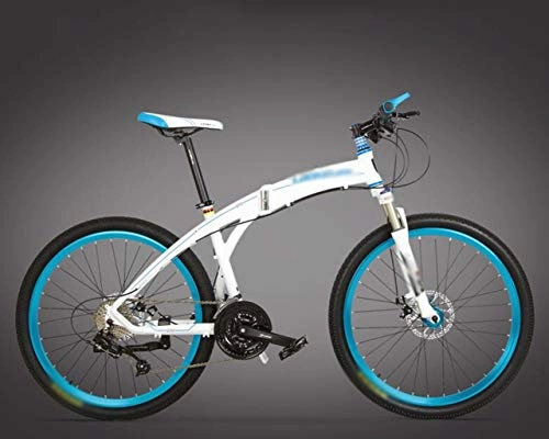 Bici pieghevoli : PFSYR Folding Bike Bicicletta della Montagna, variabile Figli Adulti Speed ​​Bike, Studente Bicicletta off-Road Touring Bike, Double Disc 26inch Freno Ammortizzante Biciclette