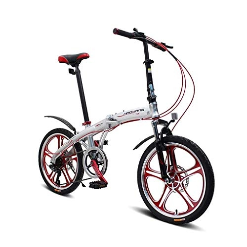 Bici pieghevoli : Piccola bici Bike assorbimento di scossa pieghevole bicicletta bambino piccolo for adulti universale della bicicletta corsa della bicicletta Mini Ultralight biciclette regolabile in altezza 16 pollici