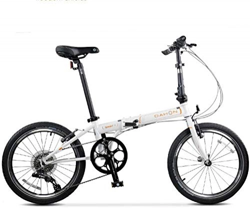 Bici pieghevoli : Rong Biciclette Pieghevoli Bicicletta Pieghevole Bicicletta Unisex 20 Pollici Ruota di Bicicletta variabile Portatile velocità della Bicicletta (Colore: Nero, Dimensioni: 150 * 34 * 110 Centimetri)