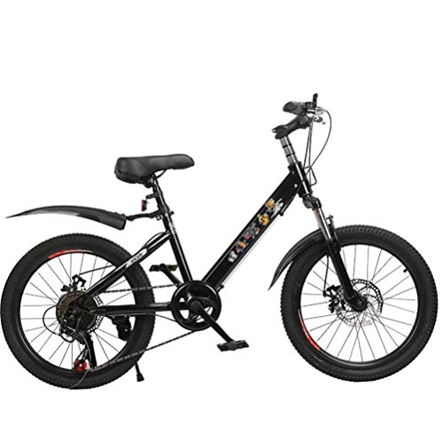 Bici pieghevoli : Tbagem-Yjr Mountain Bike for Bambini, Ruota da 20 Pollici Bicicletta A velocità Variabile Ciclismo su Strada (Color : Black, Size : 21 Speed)